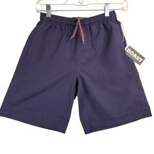 Boast Boys Small Navy Shorts Braided Drawstring Club Gym Beach Athletic Play